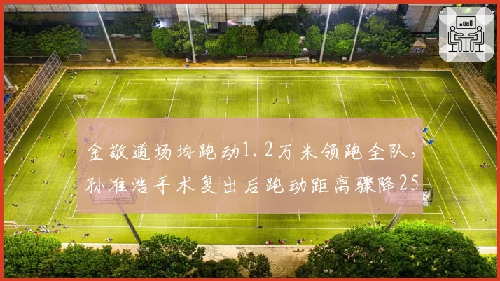 金敬道场均跑动1.2万米领跑全队，孙准浩手术复出后跑动距离骤降25%状态待验证